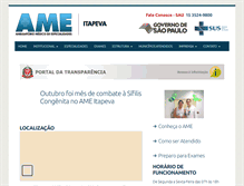 Tablet Screenshot of ameitapeva.org.br